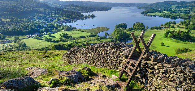 Belvelo-E-Bike Reise Lake-District-Ausblick Landschaft