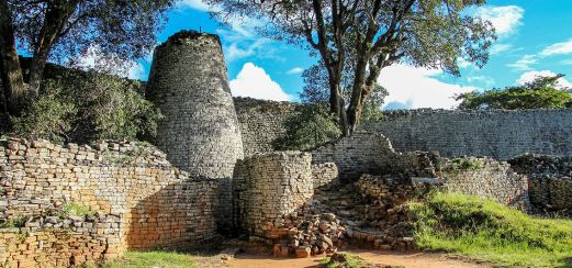 In den Ruinen von Great Zimbabwe - UNESCO-Weltkulturerbe