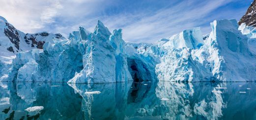 Gletscher in der Antarktis