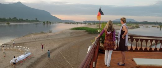 Abendstimmung am Mekong