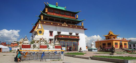 Gandan-Kloster in Ulaan Baatar