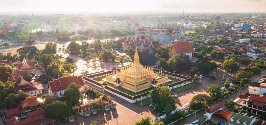 Pha-That-Luang-Stupa in Vientiane