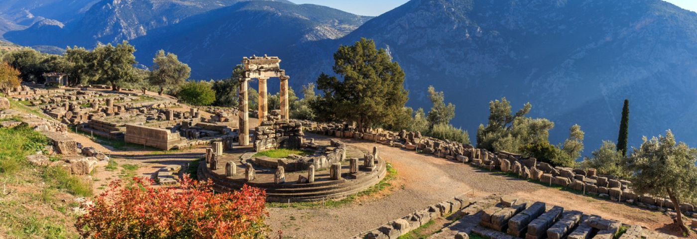 Griechenland - Athena Pronaia-Tempel in Delphi