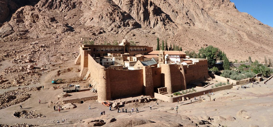 Ägypten - Katharinenkloster am Fuße des Berges Sinai