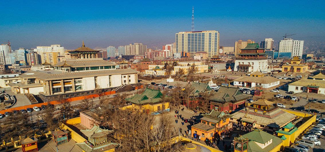 Blick auf Ulaan Baatar, Monglei