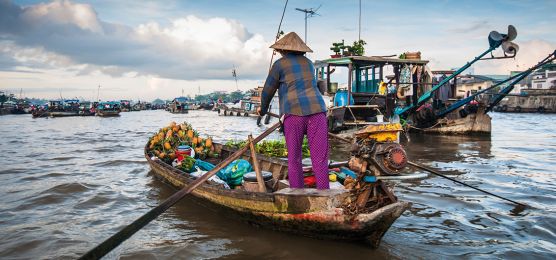Mekong-Flusskreuzfahrt (Saigon - Siem Reap)