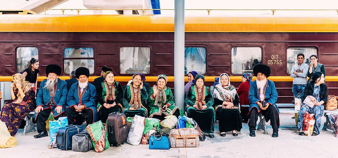 Orient Silk Road Express - Bahnsteig
