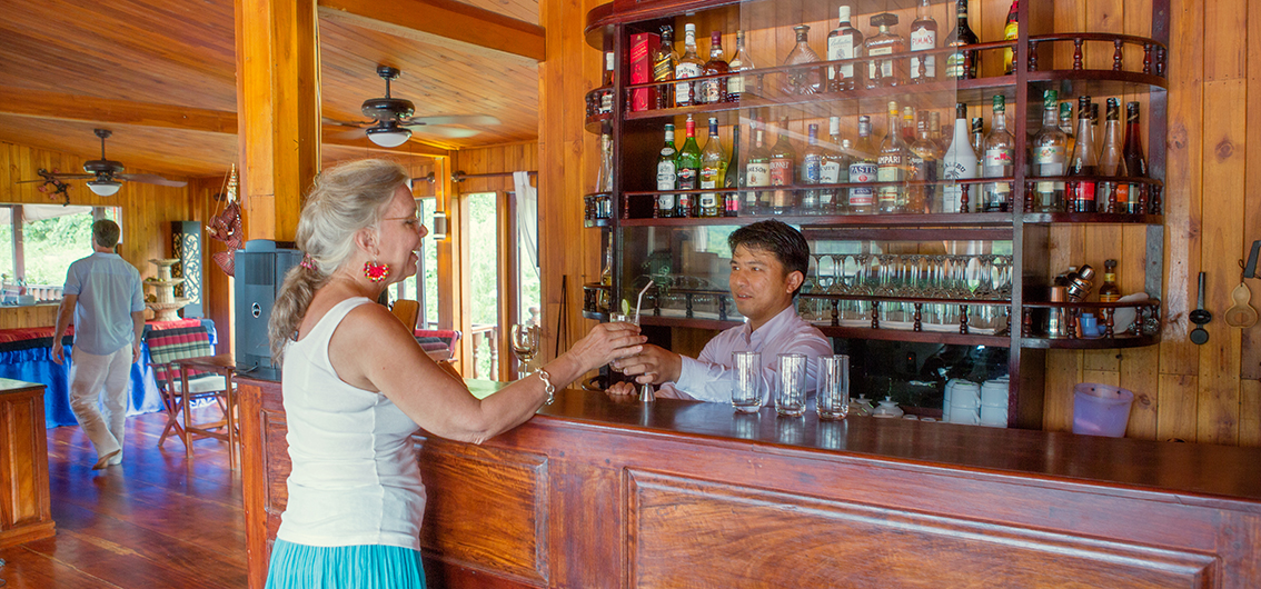 Flusskreuzfahrtschiff Mekong Sun - Bar